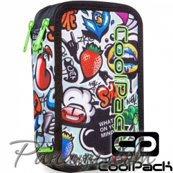Cool Pack Jumper 3 Пълен несесер с 3 ципа Graffiti A67201